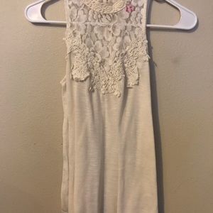 Lacey sleeveless top